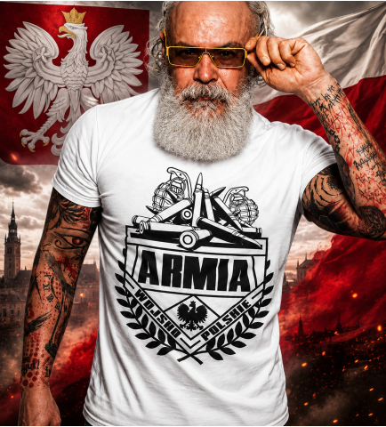 Koszulka- ARMIA (SZARY)